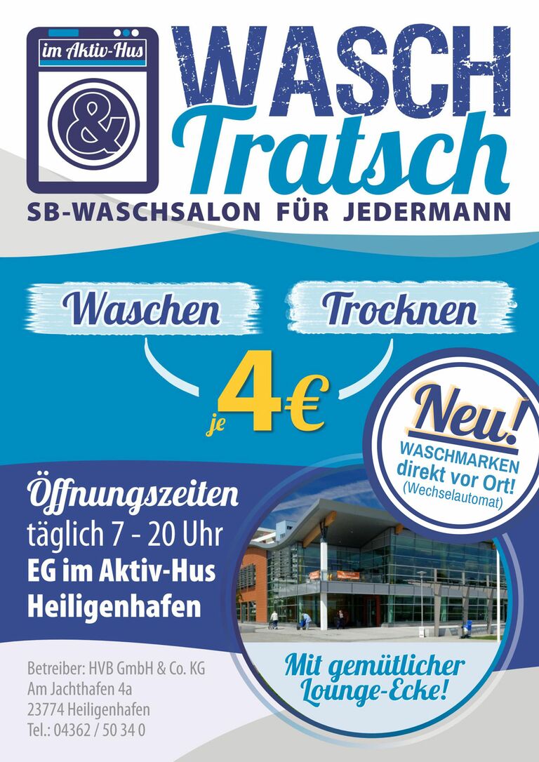 Waschsalon im Aktiv-Hus Heiligenhafen Waschsalon im Aktiv-Hus Heiligenhafen